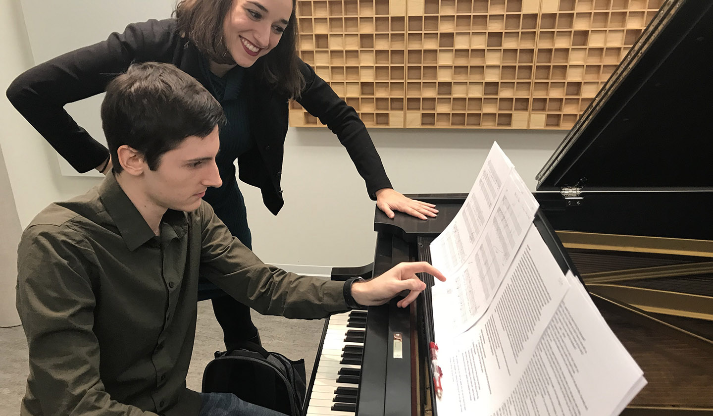 Cristina Gallo (top) and Hunter Hanson