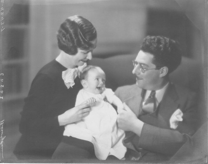 From left: Isobel, David, and Howard Berolzheimer