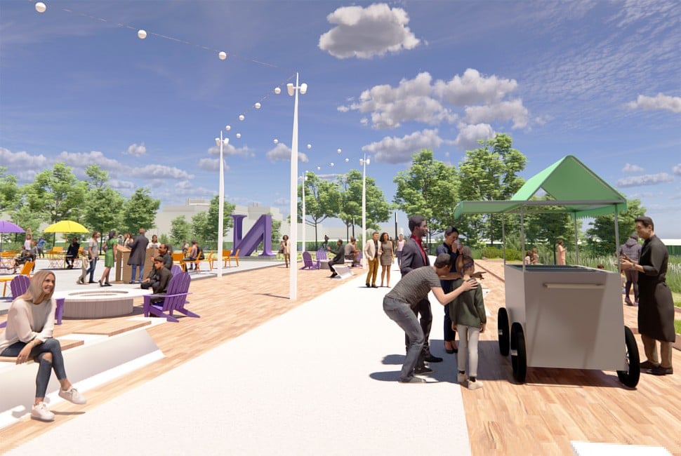 Norris University Center’s East Lawn