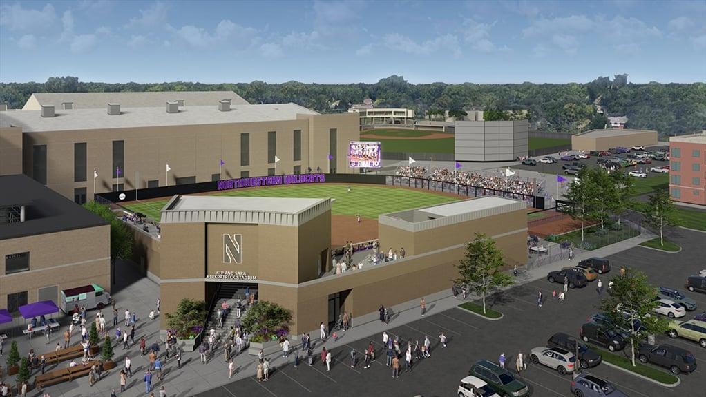 Kip and Sara Kirkpatrick Stadium aerial view 
