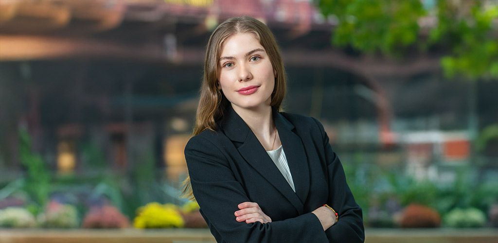 Nastasya Muller (JD ’26), a 2L student at Northwestern Pritzker School of Law
