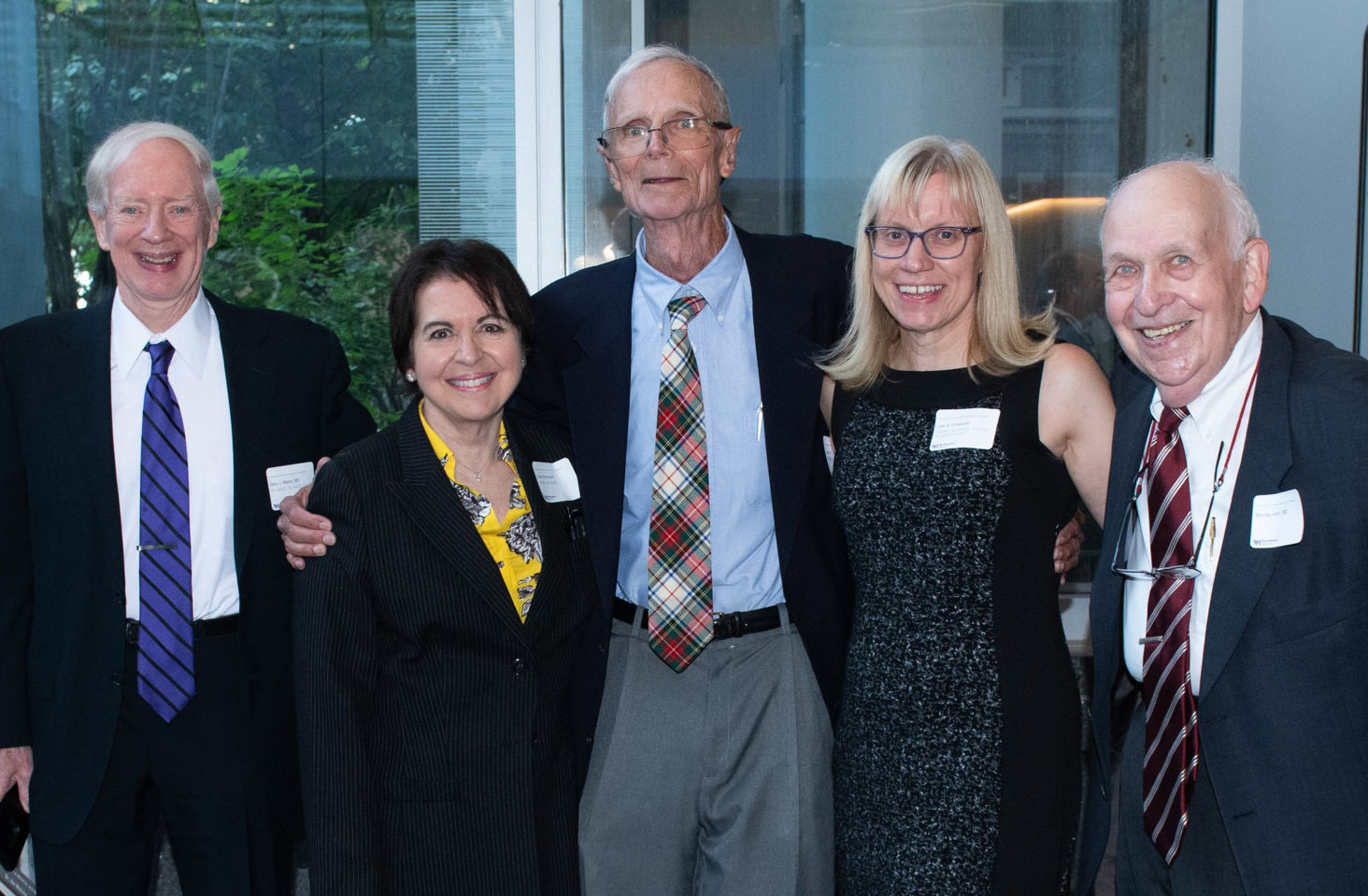 Left to right: Speakers Dr. Martin, Dr. Panosian, Dr. Clarke, Dr. Lindquist, and Dr. Levin
