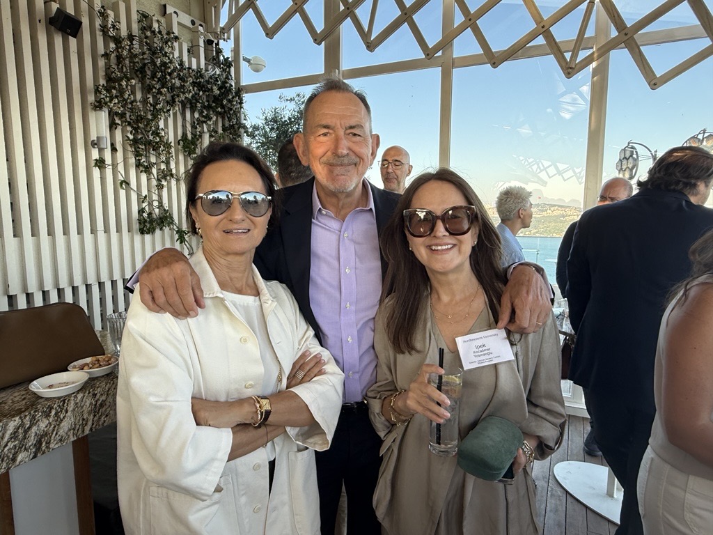 Melih and Zeynep Keyman with İpek Kocaömer Yosmaoğlu