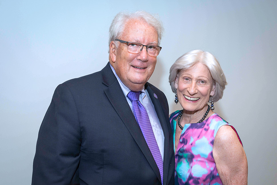 Thomas Z. Hayward Jr. and his wife, Sally Madden Hayward,